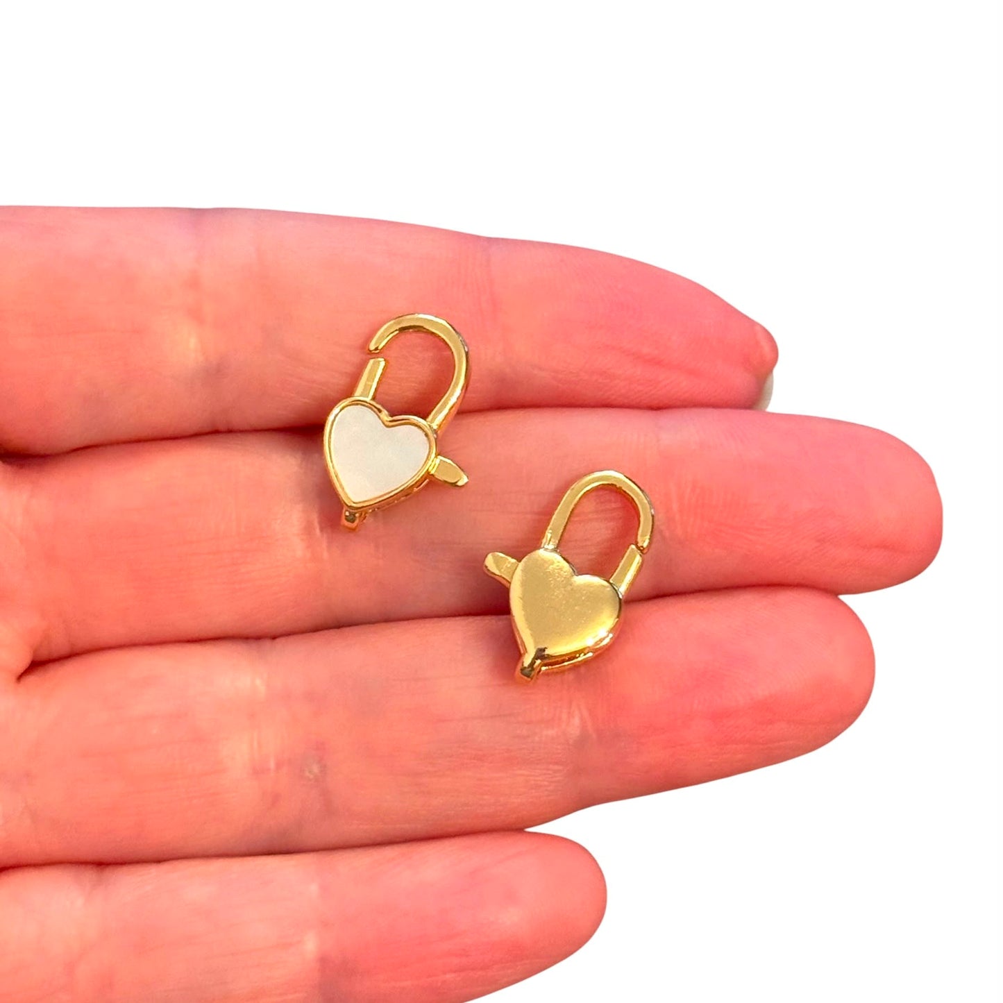 Gold Plated Zircon Stone T Lock -1