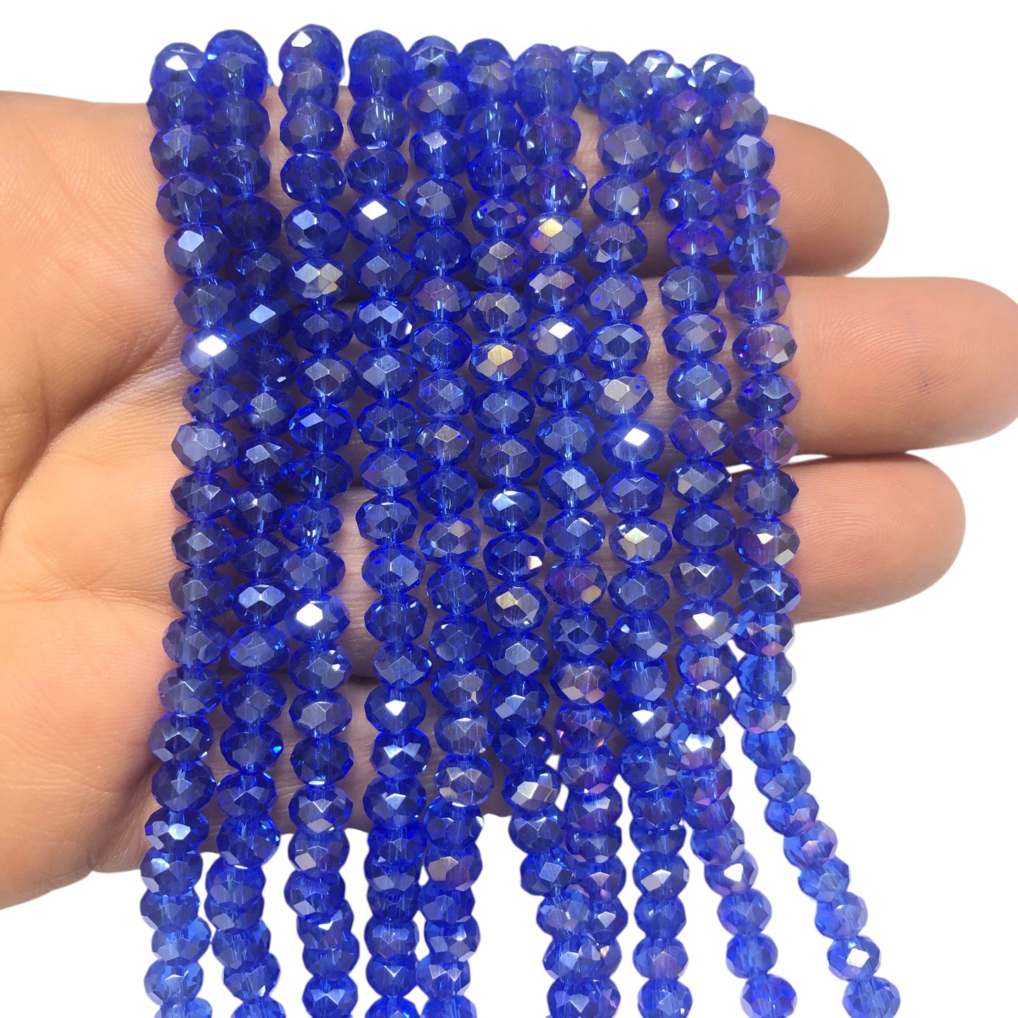 Çin Kristali 6mm - 6116 Şeffaf Janjan Koyu Leylak