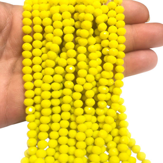 Çin Kristali 6mm - 16 - Limon Sarı