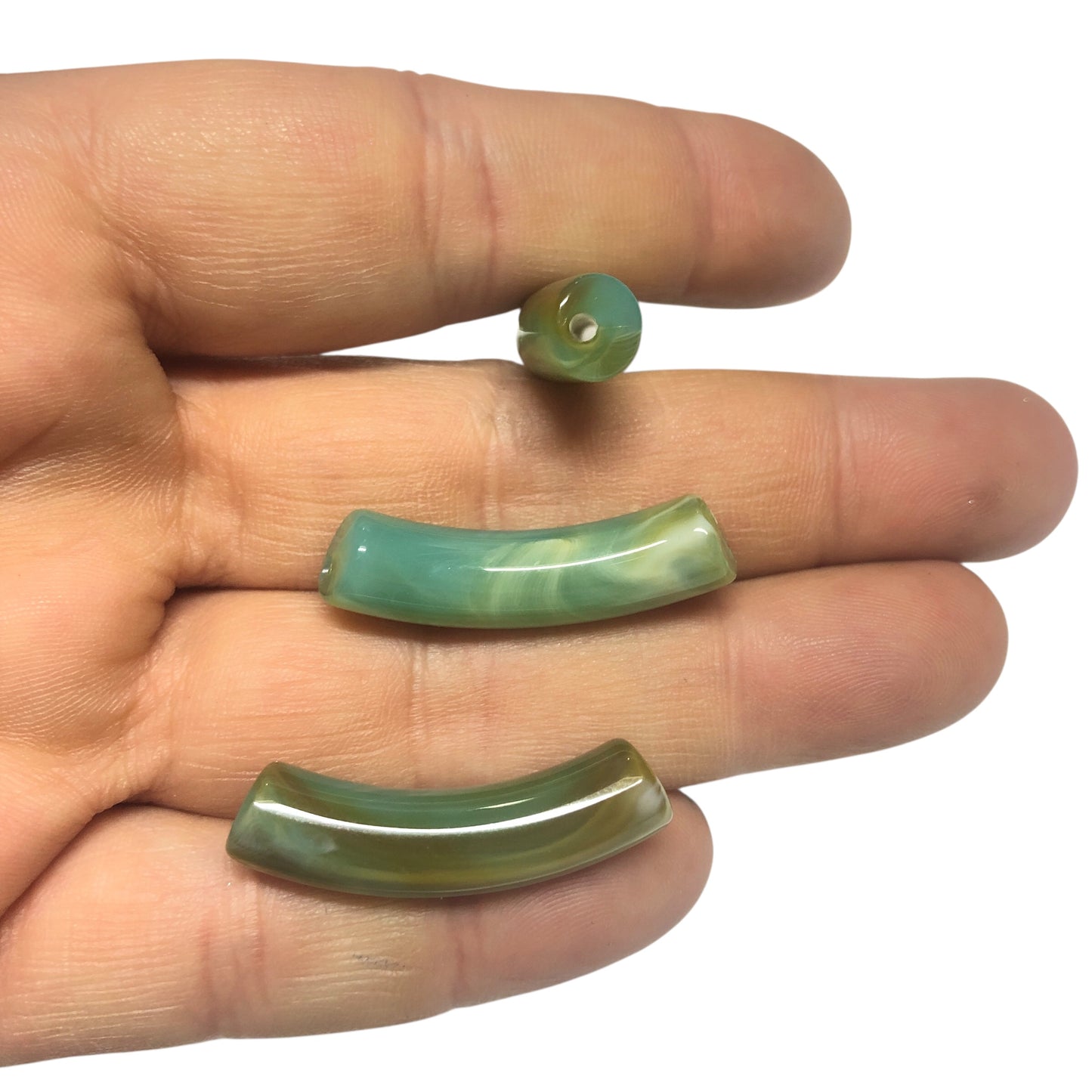 A Kalite Akrilik 7.9x32mm- Ebruli Mint