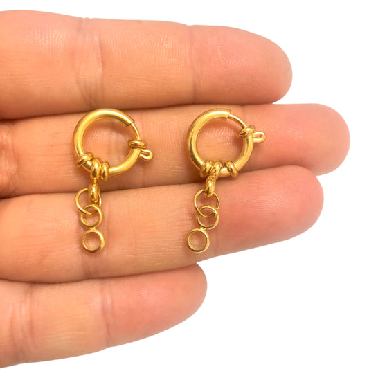 Sarı Çelik Fermuar Kilt 14mm