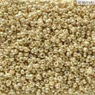 Miyuki Boncuk, Miyuki Round Beads 11/0 - 5101 Duracoat Galvanized Pale Gold