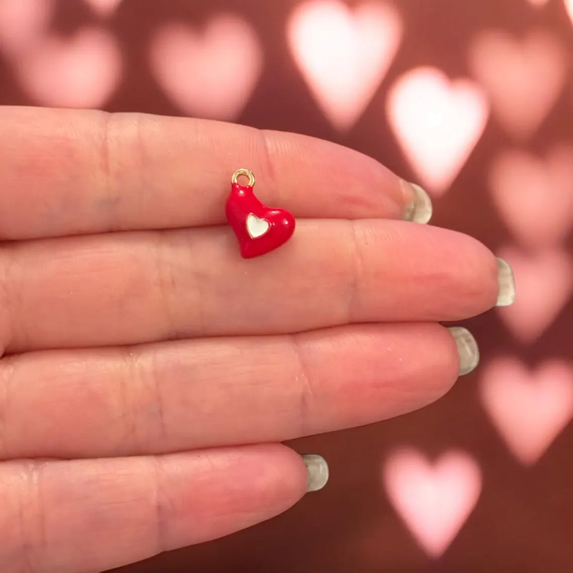 Altın Kaplama Üç boyutlu Kalp