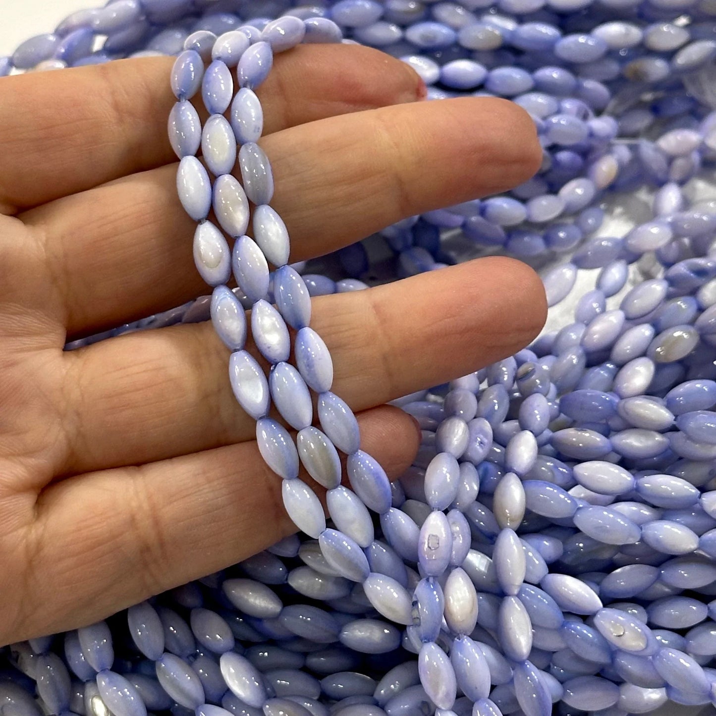 10mm Arpa Sedef - Lila