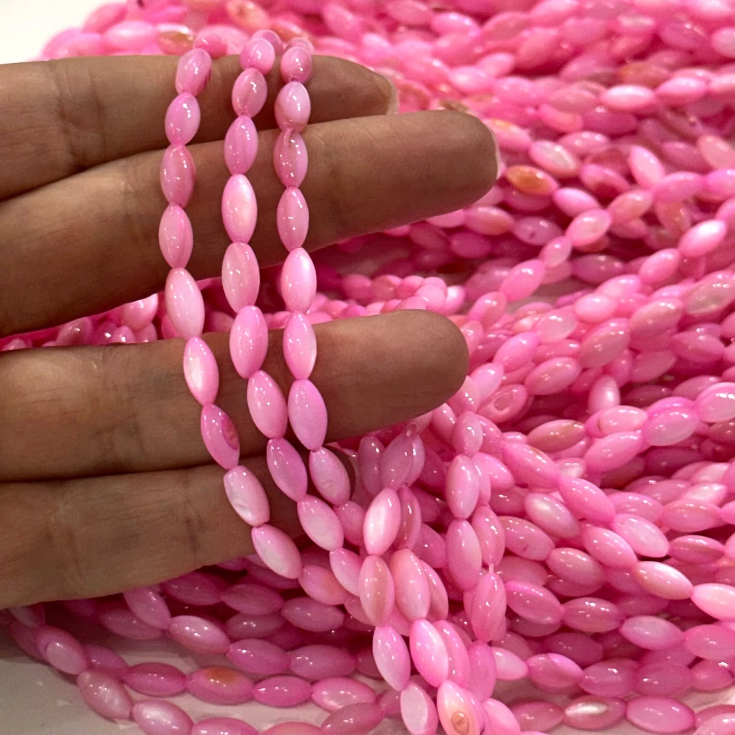 10mm Arpa Sedef - Pembe