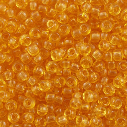 Miyuki Boncuk, MiyukiRoundBeads 8/0-0132Transparent Light Topaz