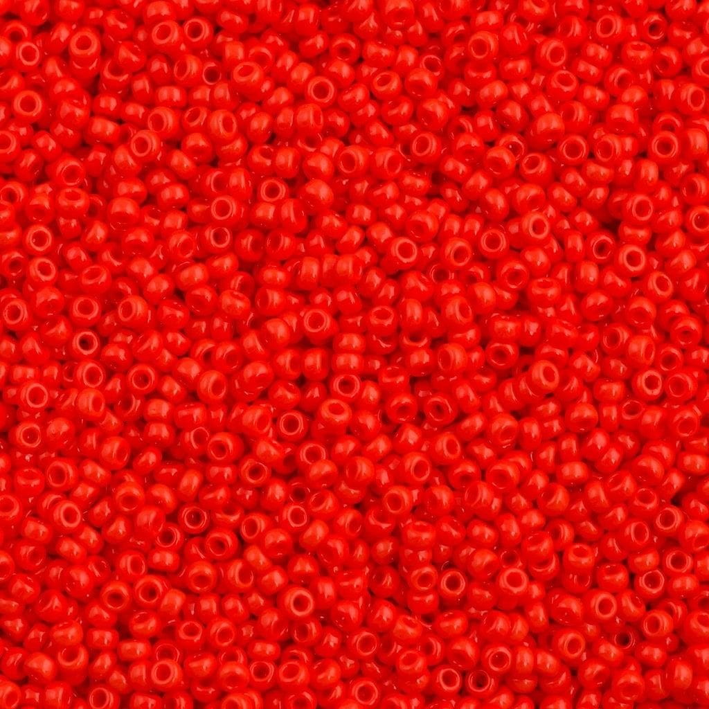 Miyuki Boncuk, MiyukiRoundBeads11/0-0407 Opaque Red