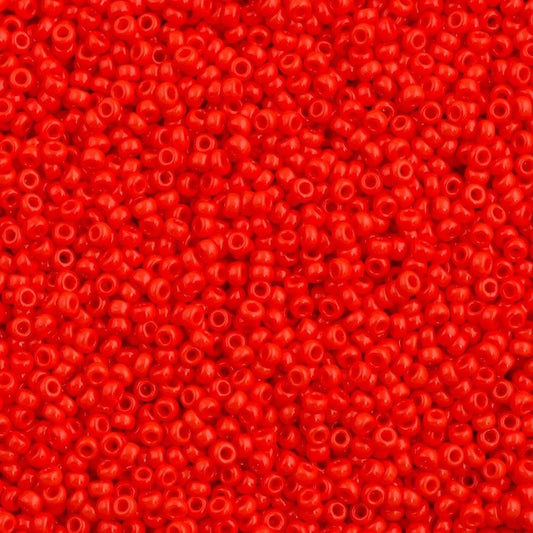 Miyuki Boncuk, MiyukiRoundBeads11/0-0407 Opaque Red