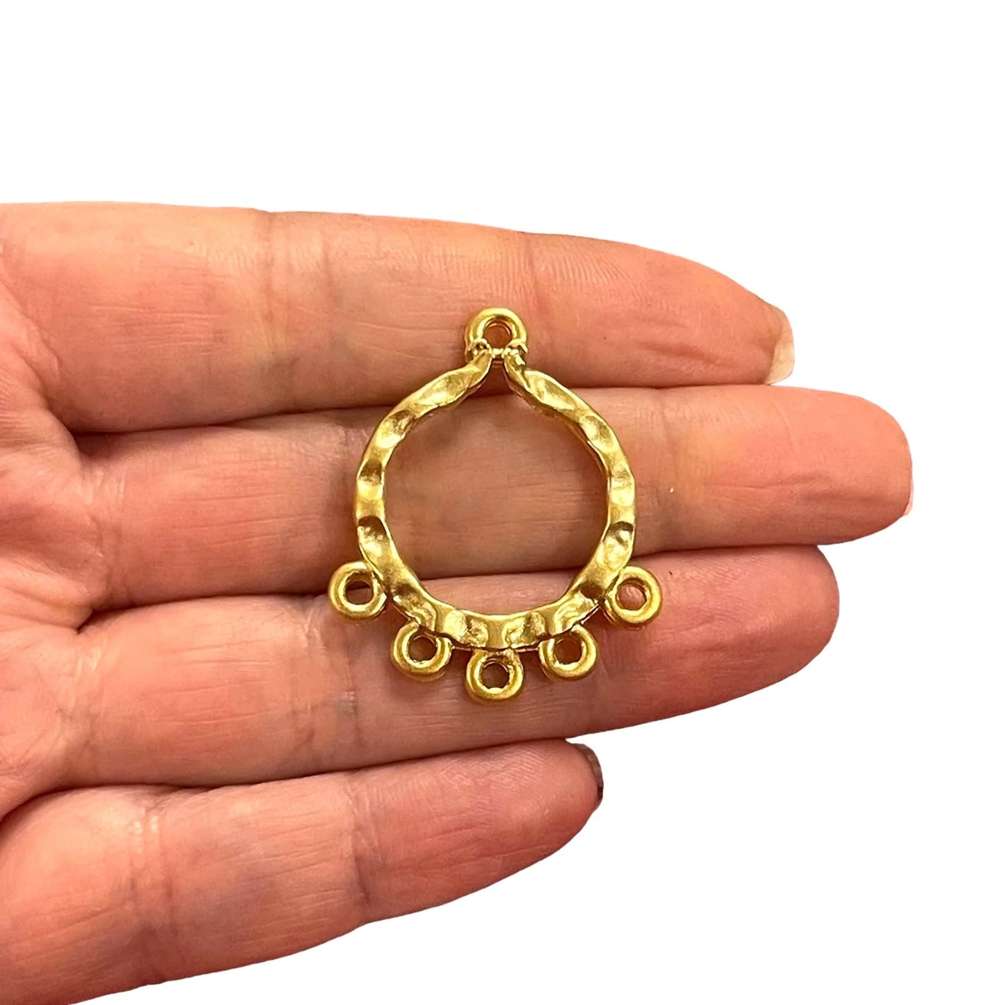 Mat Altın Kaplama Kolye Ucu -012