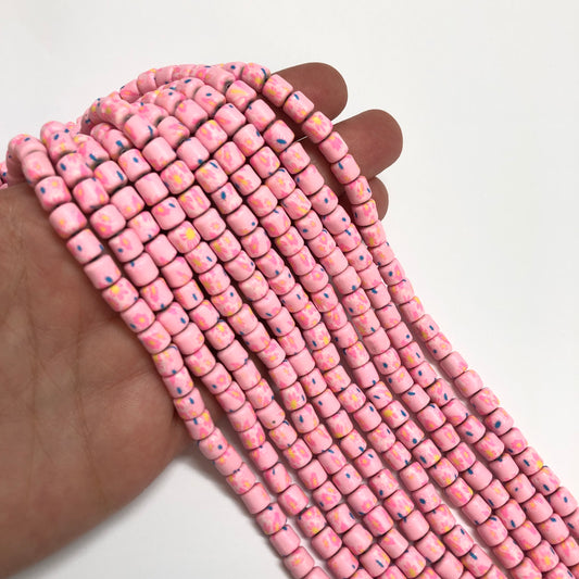 Polymer Clay Desenli Lino Boncuk - 10