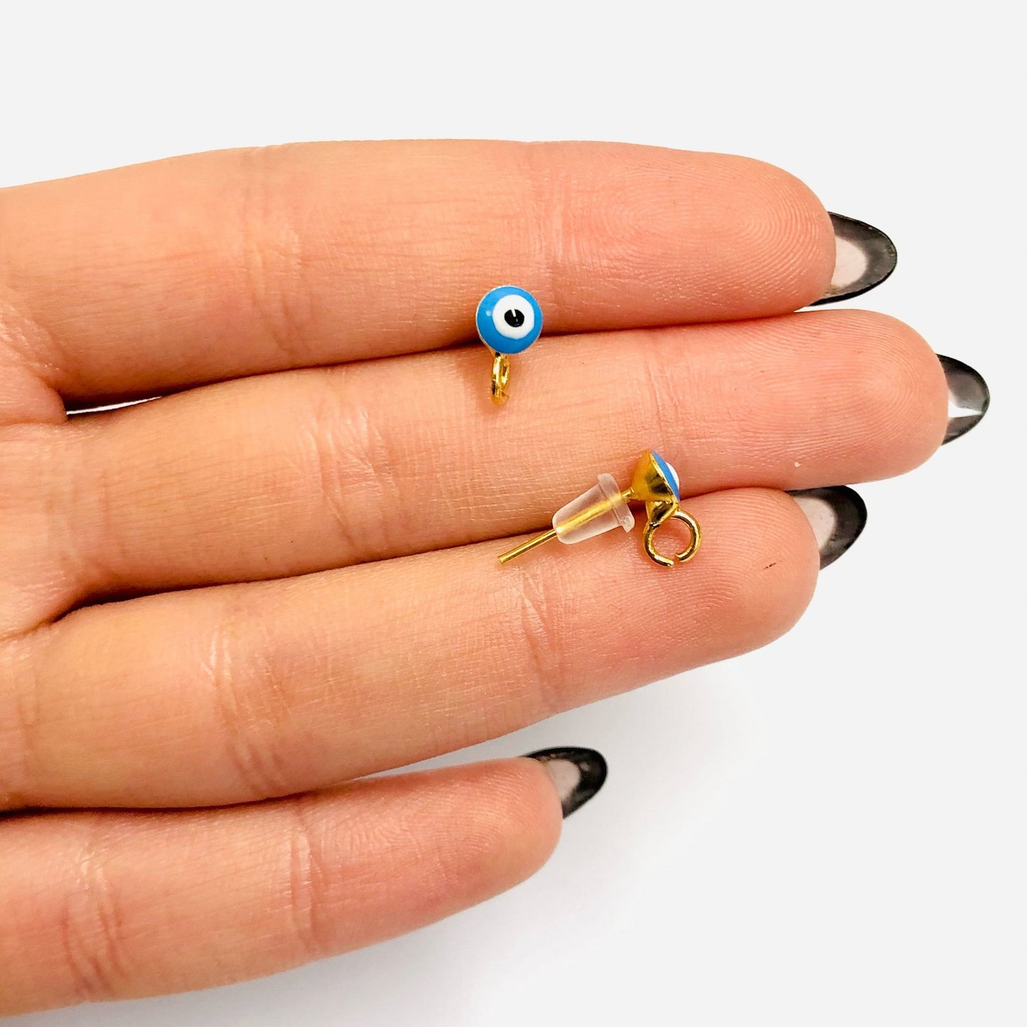 Altın Kaplama Nazar Küpe Aparatı - 1