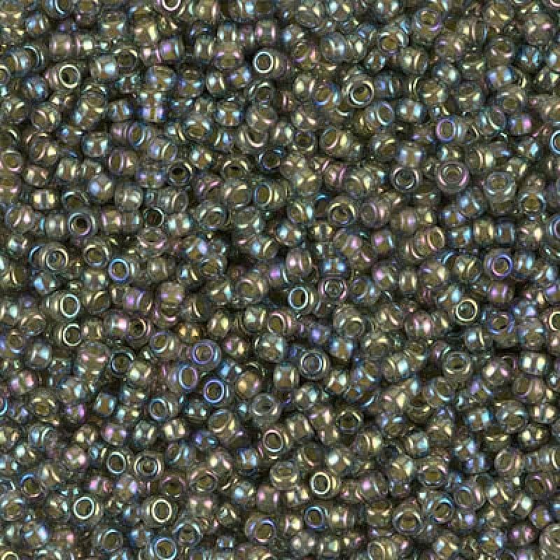 Miyuki Beads, MiyukiRoundBeads11/0-0361 Chartreuse Lined Olivine AB