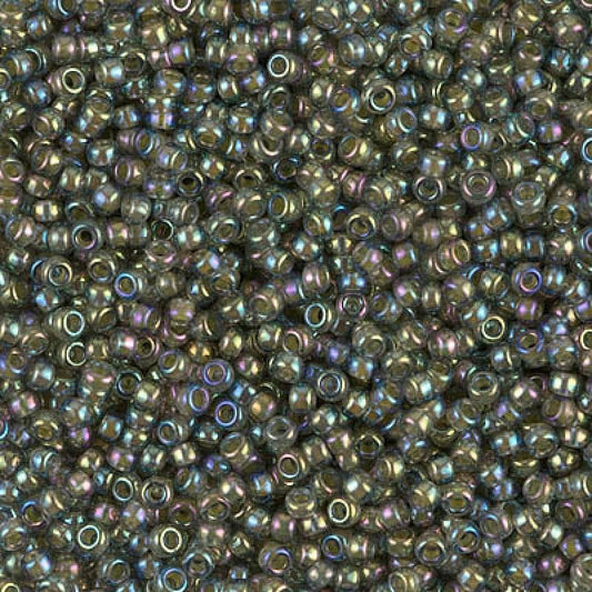 Miyuki Boncuk, MiyukiRoundBeads11/0-0361 Chartreuse Lined Olivine AB