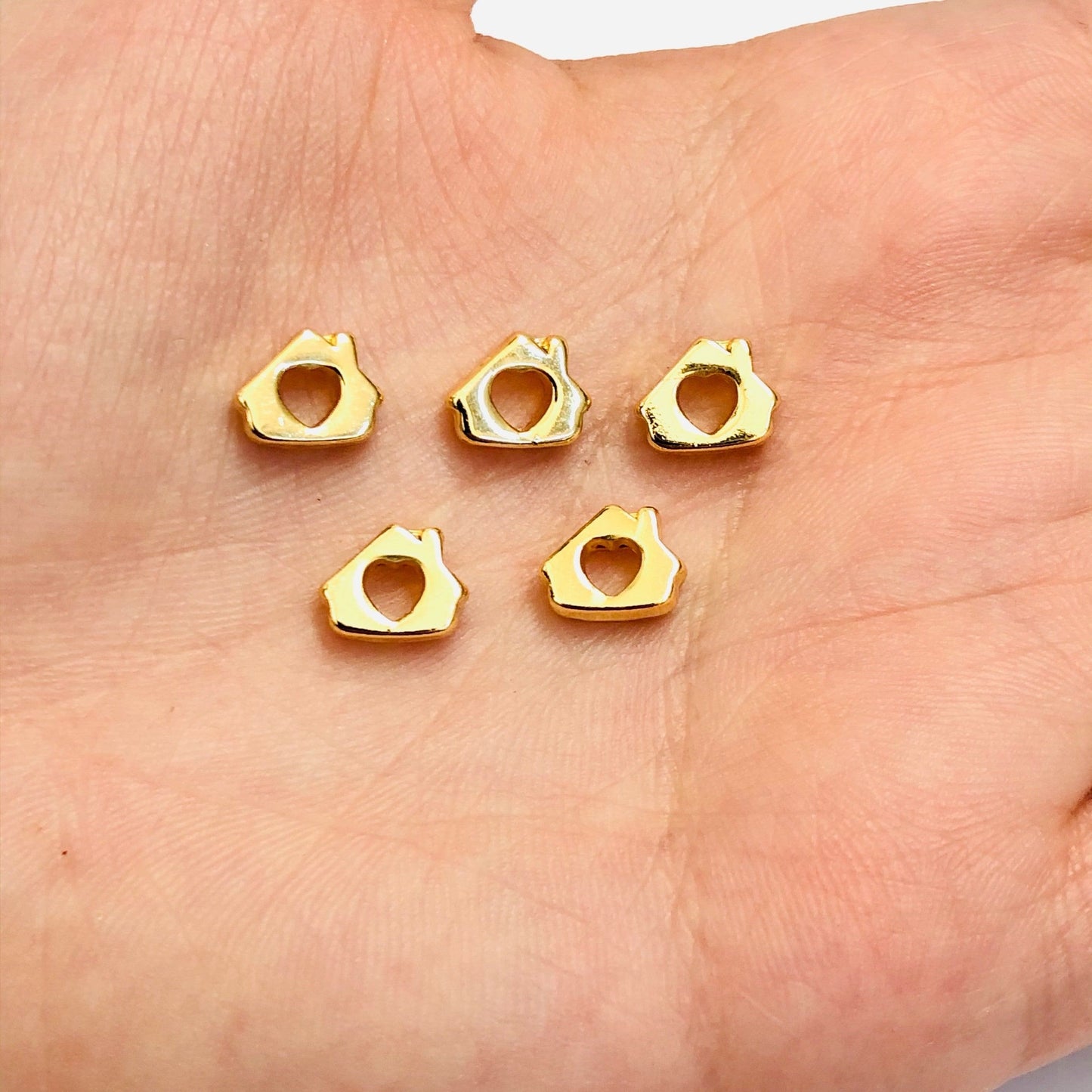 Gold Plated Heart Search Apparatus