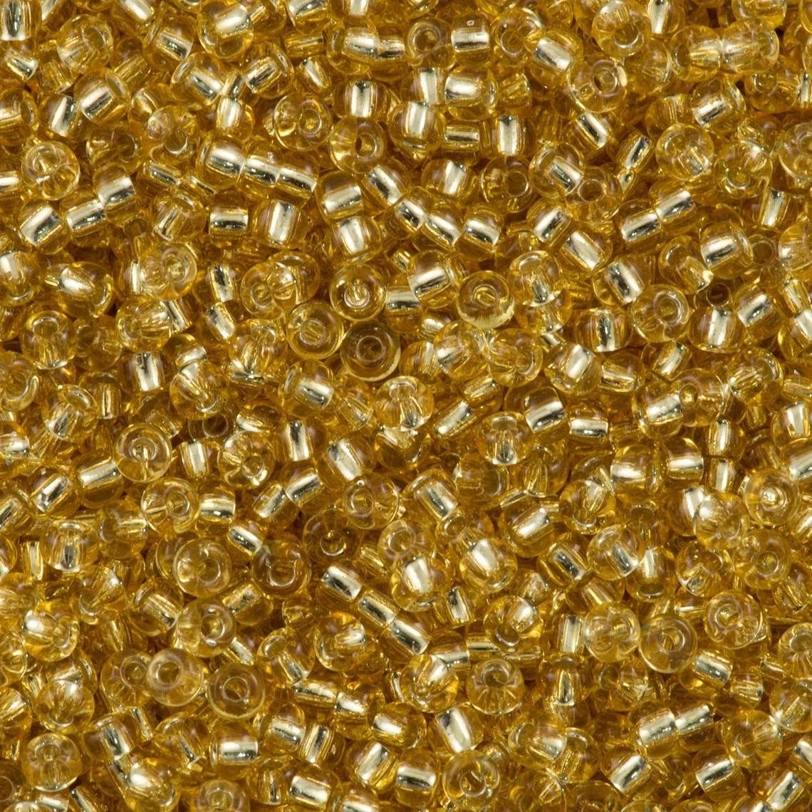 Miyuki Boncuk, MiyukiRoundBeads 8/0-0003 Silver Lined Gold