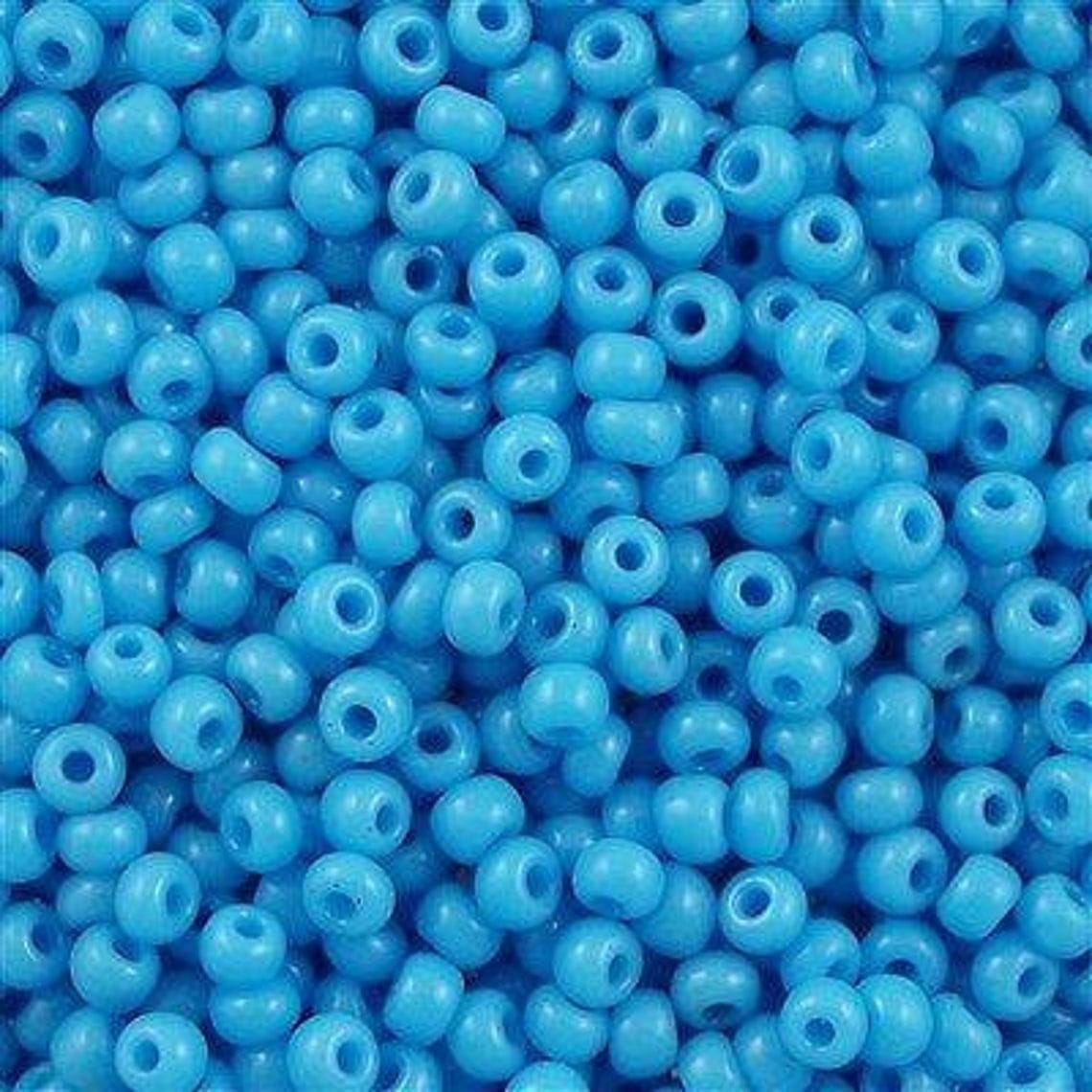 Miyuki Boncuk, MiyukiRoundBeads 8/0-0413 Opaque Turquoise Blue