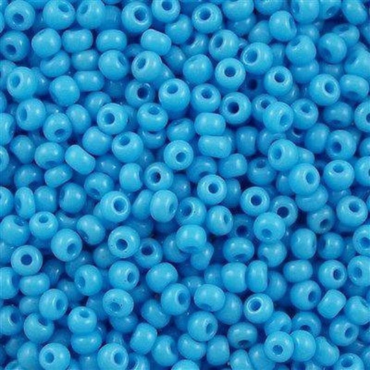 Miyuki Boncuk, MiyukiRoundBeads 8/0-0413 Opaque Turquoise Blue