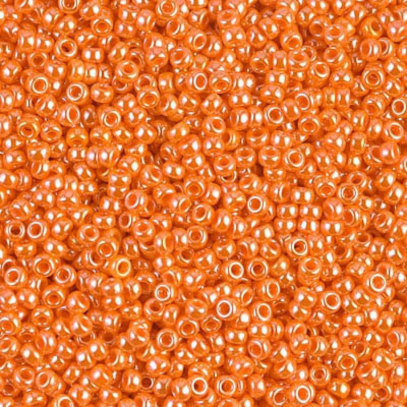 Miyuki Boncuk, MiyukiRoundBeads11/0-0423 Opaque Light Orange Luster