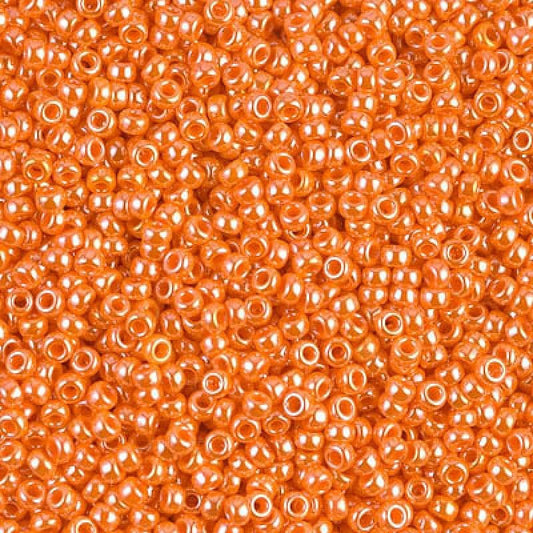 Miyuki Boncuk, MiyukiRoundBeads11/0-0423 Opaque Light Orange Luster
