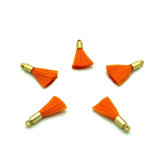 Altın Kaplama Püskül - Turuncu