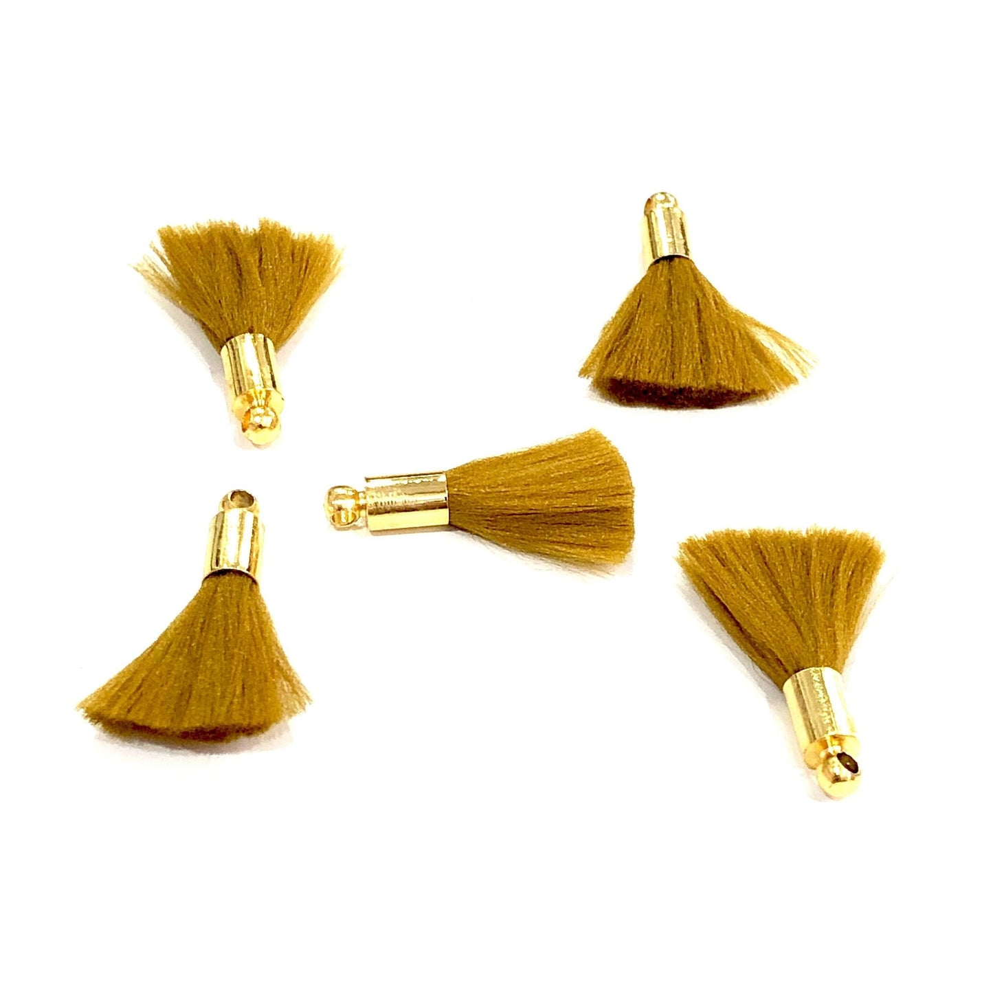 Altın Kaplama Püskül - Hardal