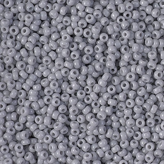 Miyuki Boncuk, MiyukiRoundBeads11/0-0498 Opaque Cement Grey