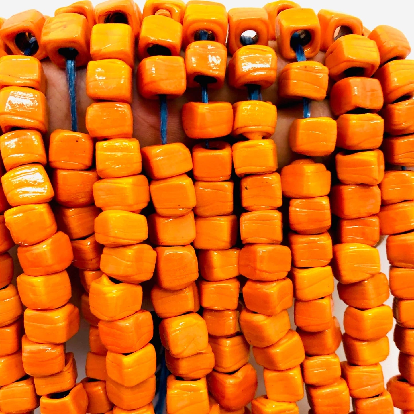 Küp Ocak Boncuğu Turuncu