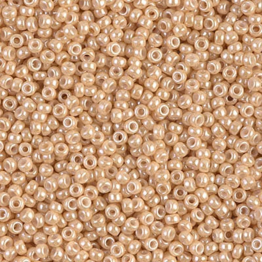 Miyuki Boncuk, MiyukiRoundBeads11/0-0593 Light Caramel Ceylon