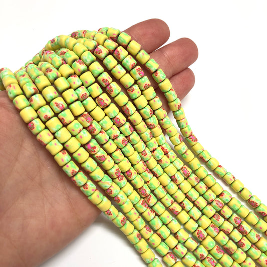 Polymer Clay Desenli Lino Boncuk - 12