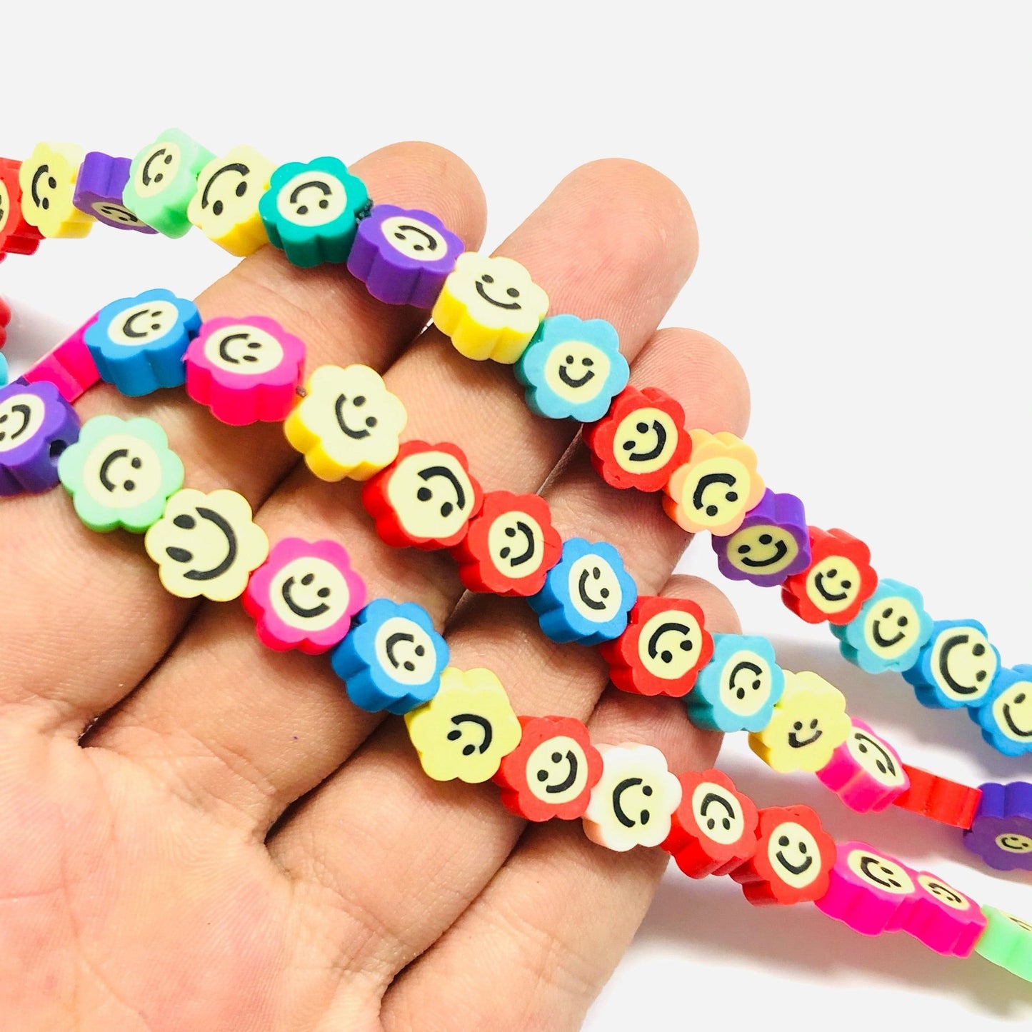 Polymer Clay (Fimo) Gülen Çiçek