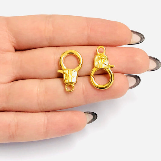 Altın Kaplama Büyük Boy Kuyum Klipsi - 6