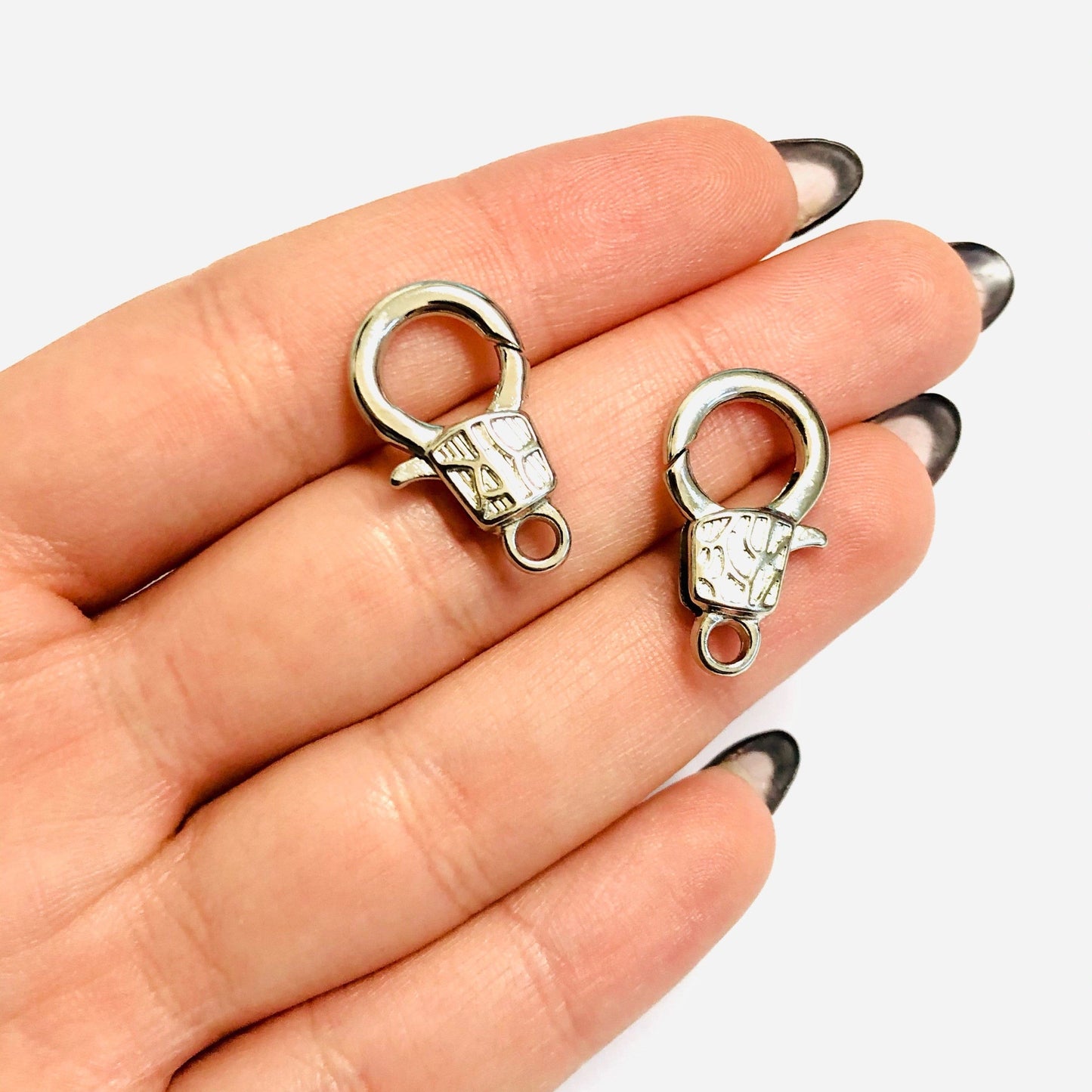 Rodyum Kaplama Büyük Boy Kuyum Klipsi - 6