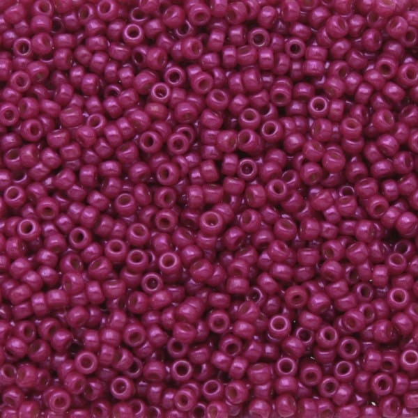 Miyuki Boncuk, MiyukiRoundBeads11/0-1465L Opaque Fushia Luster