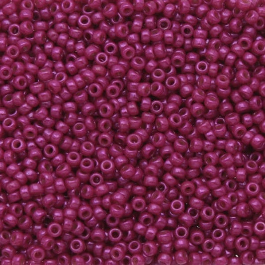 Miyuki Boncuk, MiyukiRoundBeads11/0-1465L Opaque Fushia Luster