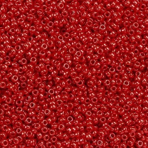 Miyuki Boncuk, MiyukiRoundBeads15/0-0408 Opaque Red