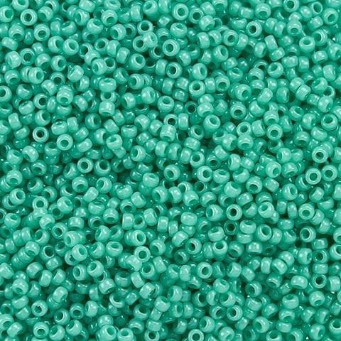 Miyuki Boncuk, MiyukiRoundBeads15/0-0412 Opaque Turquoise Green