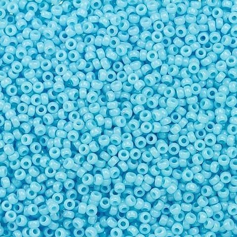 Miyuki Boncuk, MiyukiRoundBeads15/0-0413 Opaque Light Blue