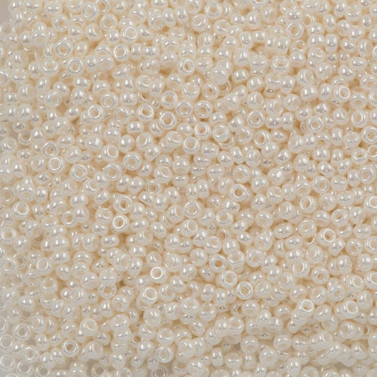 Miyuki Boncuk, MiyukiRoundBeads15/0-0592 Antique Ivory Pearl Ceylon
