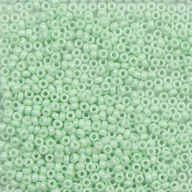 Miyuki Boncuk, MiyukiRoundBeads11/0-3318 Opaque Light Mint