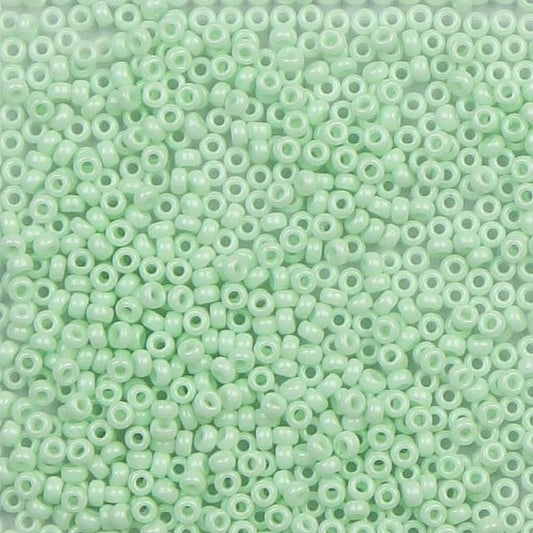 Miyuki Boncuk, MiyukiRoundBeads11/0-3318 Opaque Light Mint