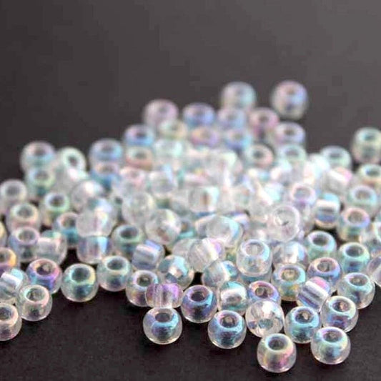 Miyuki Boncuk, MiyukiRoundBeads 6/0-0250 Crystal AB