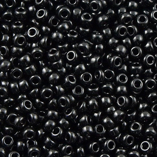 Miyuki Boncuk, MiyukiRoundBeads 6/0-0401 Black