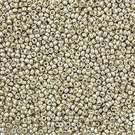 Miyuki Boncuk, MiyukiRoundBeads11/0-4201 Duracoat Galvanized Silver