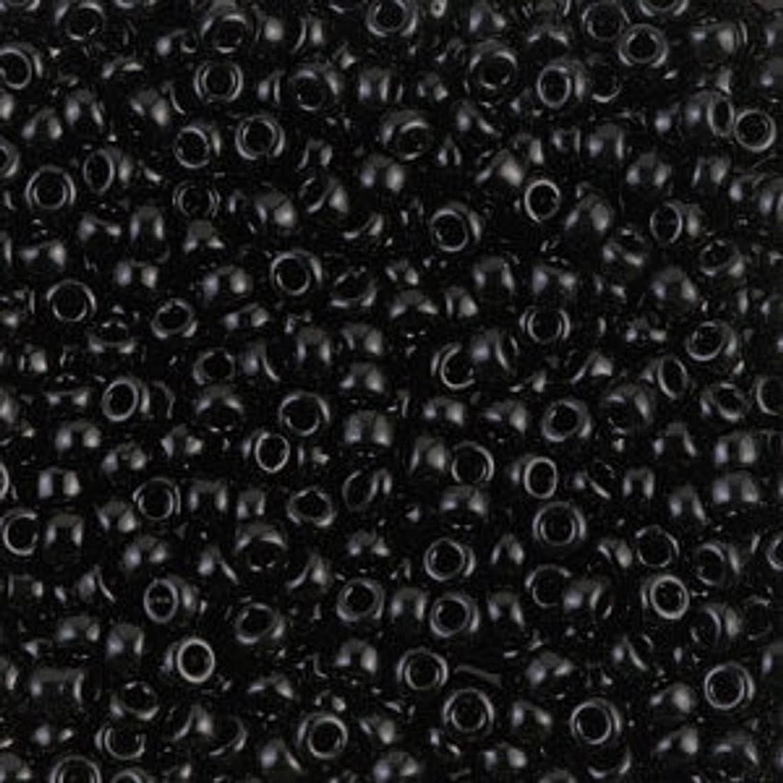Miyuki Boncuk, MiyukiRoundBeads 8/0-0401 Black