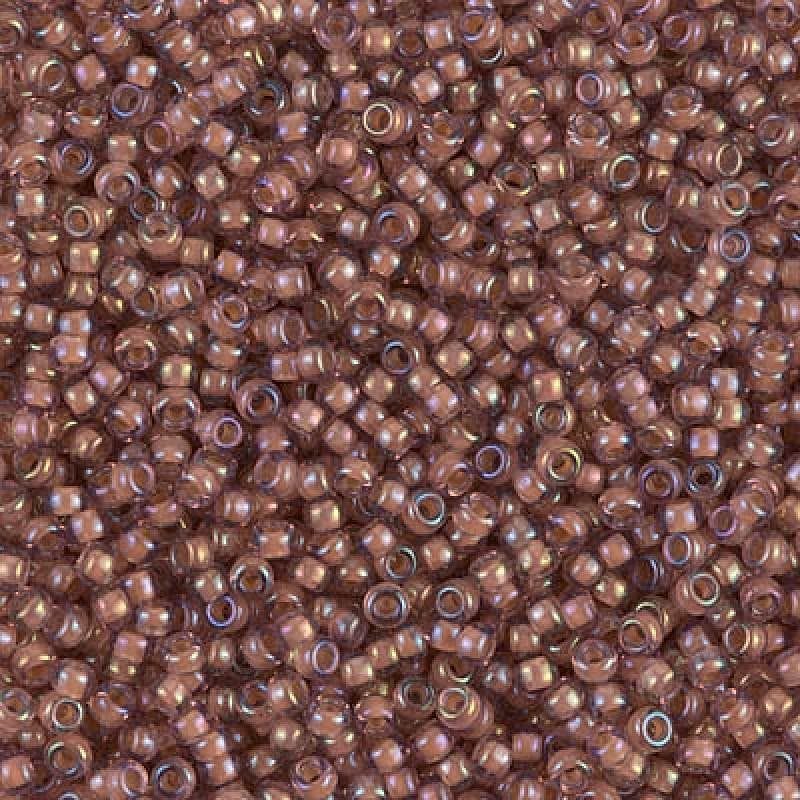 Miyuki Boncuk, MiyukiRoundBeads11/0-0337 Emerald Lined Cinnamon Luster