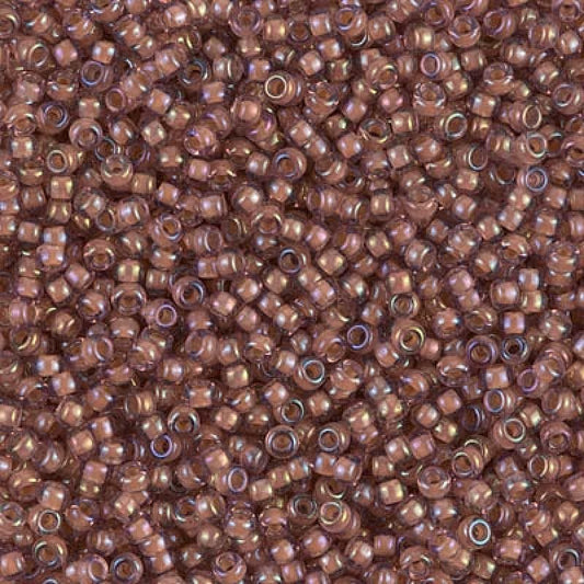 Miyuki Boncuk, MiyukiRoundBeads11/0-0337 Emerald Lined Cinnamon Luster