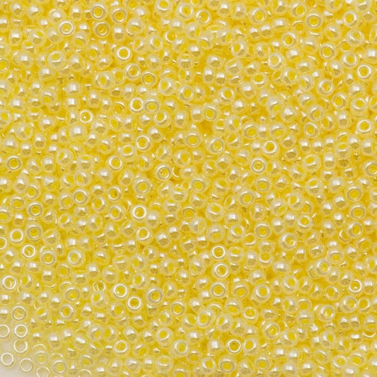 Miyuki Beads, MiyukiRoundBeads11/0-0514 Yellow Ceylon