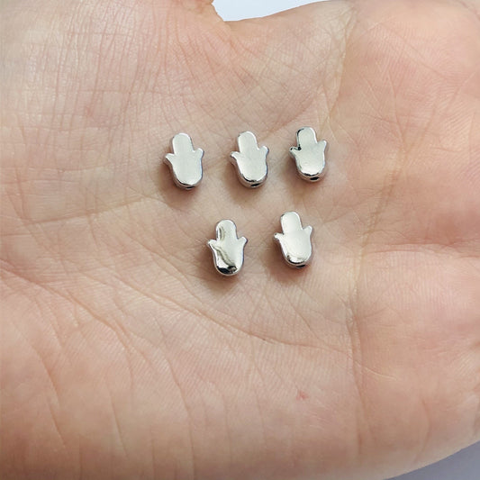 Rhodium Plated Fatma Ana Hand Tool