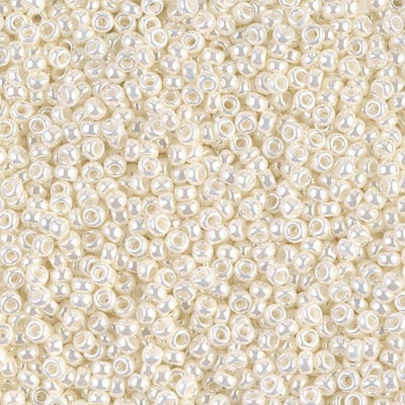Miyuki Boncuk, MiyukiRoundBeads11/0-0591 Ivory Pearl Ceylon