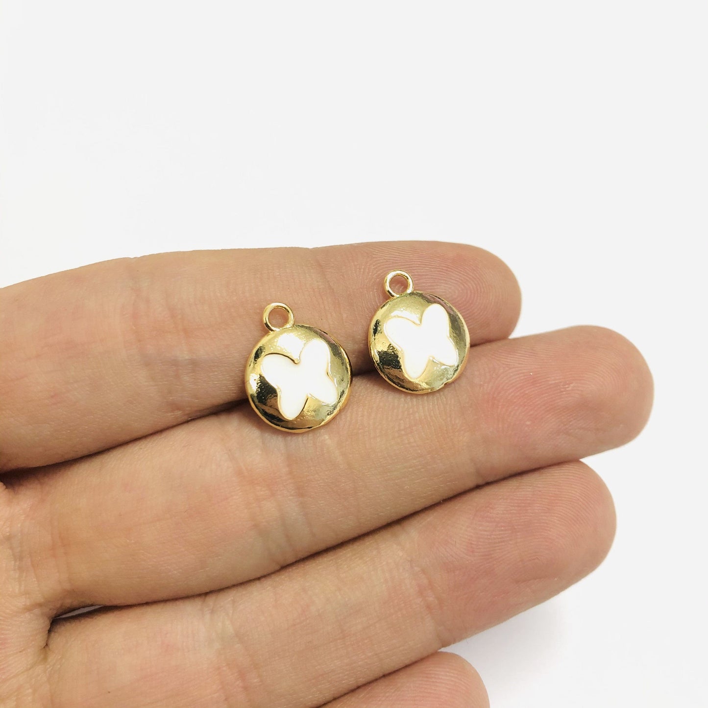 Pirinç Altın Kaplama Mineli Kelebek Sallantı Aparatı